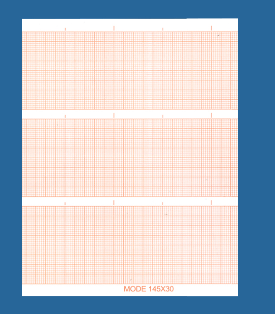 卷类心电图记录纸-三导心电图纸 145mm 30m 1