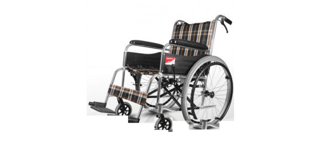 鱼跃轮椅H031折叠轻便多功能老人代步车